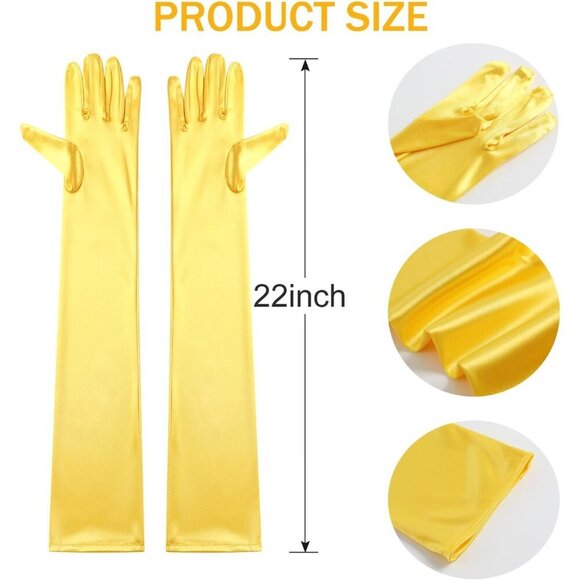 Princess Costume Accessories Set Women Headband Choker Earrings Gloves Party